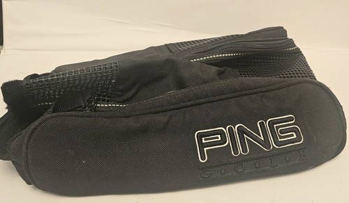 Ping black golf shoe bag - golf,