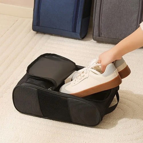 Portable golf shoe bag - portable,